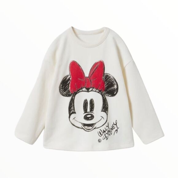 ZARA Kids | Oyster White | MINNIE MOUSE © DISNEY T-SHIRT - Picture 2 of 6
